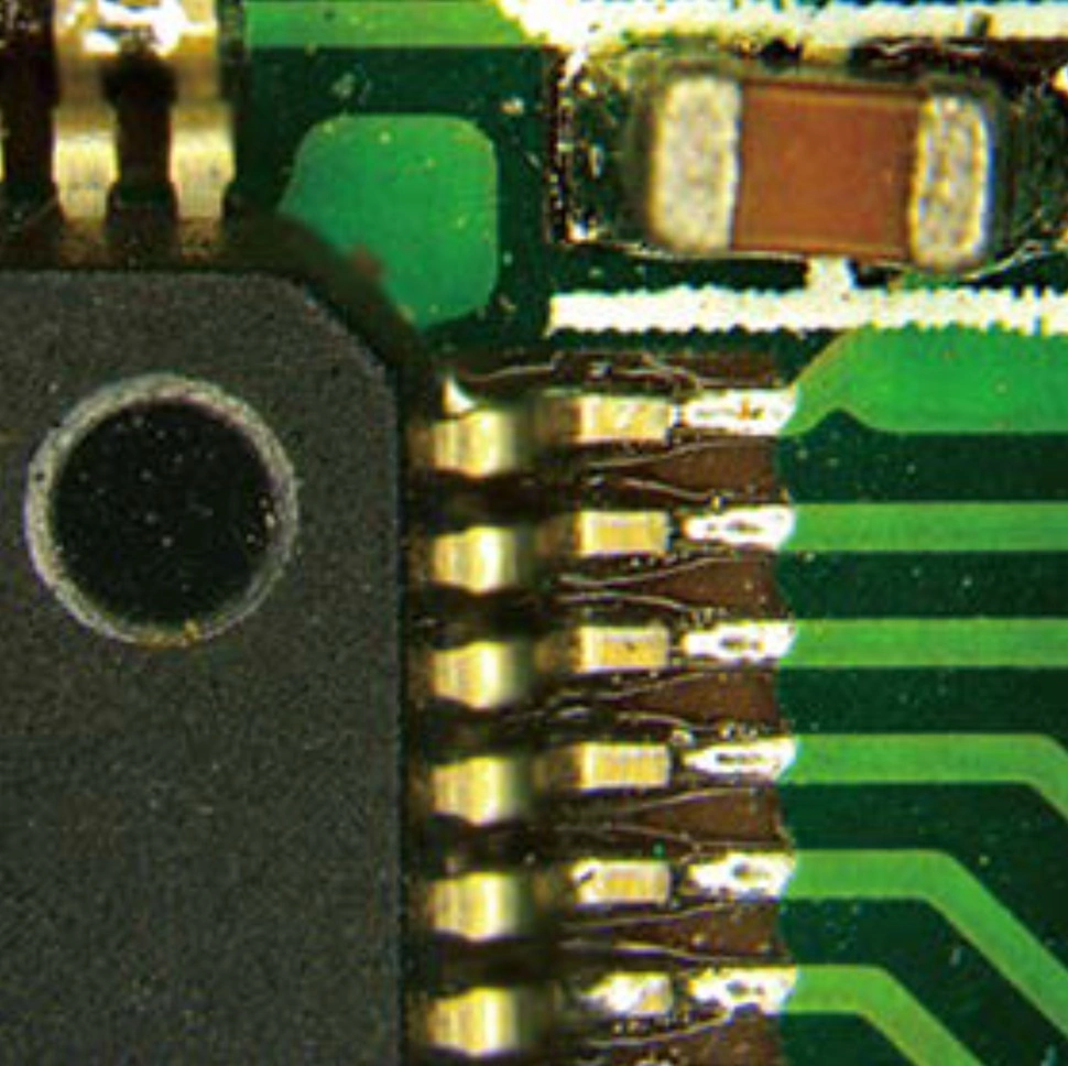 Mikroskopická kontrola PCB